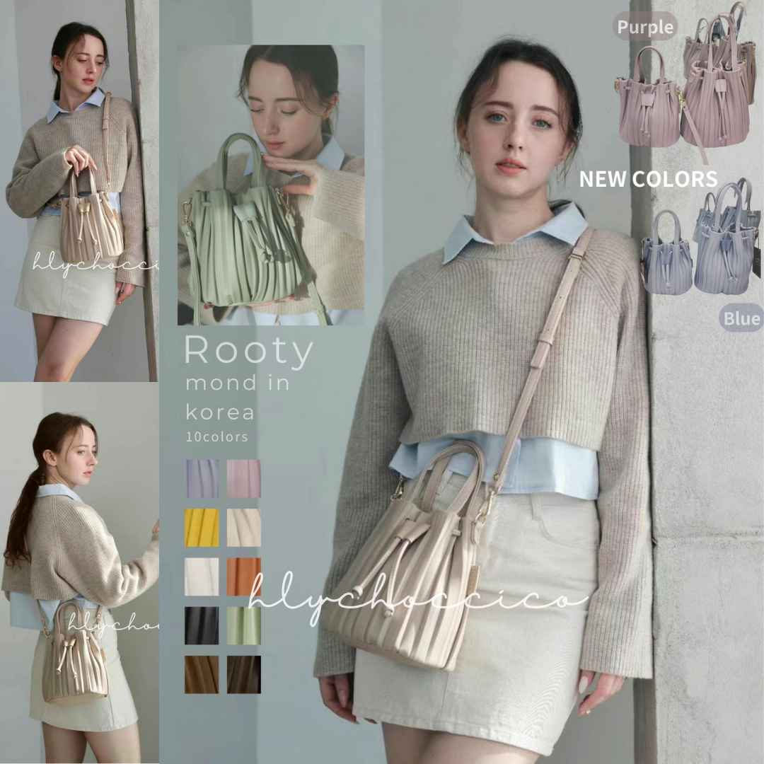 【一口價$385起/個】🇰🇷韓國直送🇰🇷 韓國Rooty 百摺袋  |10色
