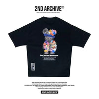 【一口價$277/件】🇰🇷韓國直送🇰🇷 2ND ARCHIVE Bear flower T-shirt - 4 Color APM 537 BOWL