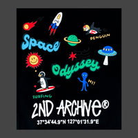 【一口價$345/件】🇰🇷韓國直送🇰🇷 2ND ARCHIVE Odyssey Space Penjuin Sweatshirt  - 4 Color 💜 20Mysterios23 💜
