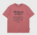韓國直送Waikei Maltese Archive Line Graphic Half Tee  - 5 Color theot 2F D-2 LALAPIPO