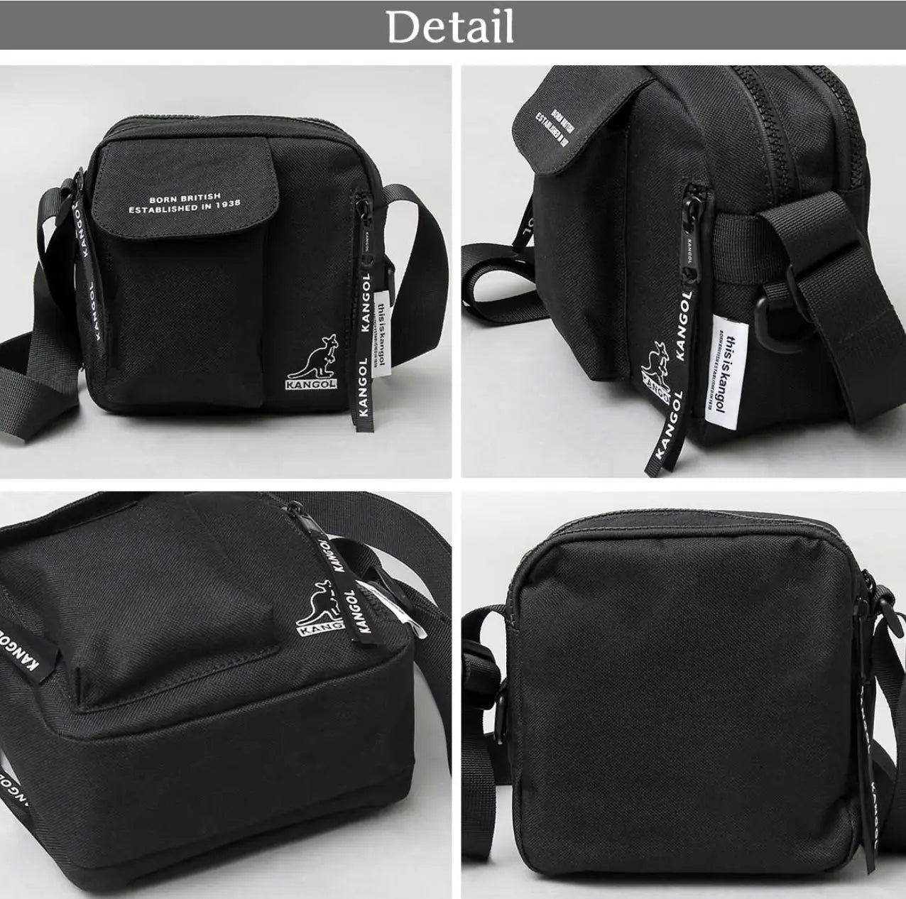 日本直送Kangol 2L Layer Type Square Shoulder Bag kangol (Rakuten)