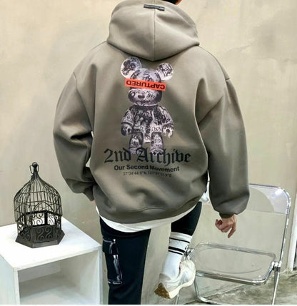 【一口價$390/件】🇰🇷韓國直送🇰🇷 2ND ARCHIVE Captured Bear Hoodies