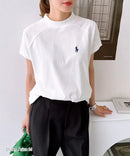 RL微高領刺繡Tee |6色入 (大廠)223064＃88