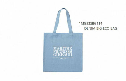 🇰🇷韓國直送🇰🇷 MARITHE FRANCOIS GIRBAUD Denim Big Eco Bag  淺藍牛仔帆布購物袋
