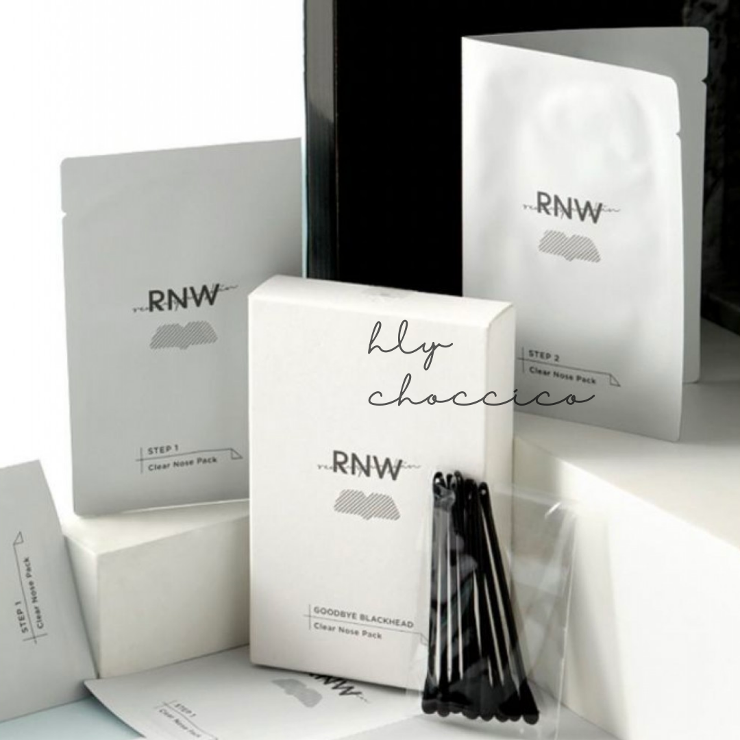 【一口價$85/盒】韓國RNW雙重淨化去黑頭鼻貼（1盒5對）