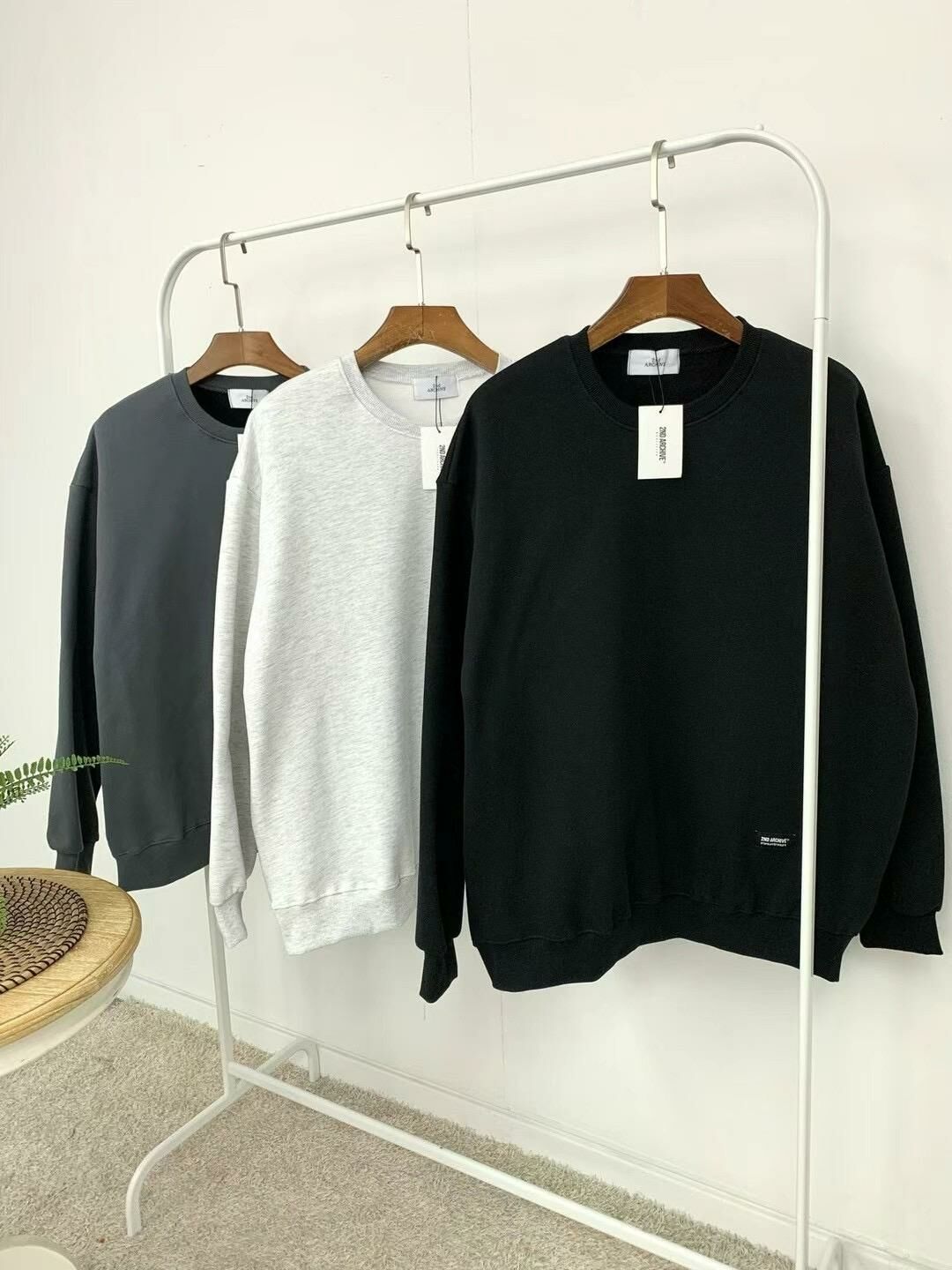 【一口價$299/件】🇰🇷韓國直送🇰🇷 2ND ARCHIVE Basic Padded Sweatshirt 2ND ARCHIVE