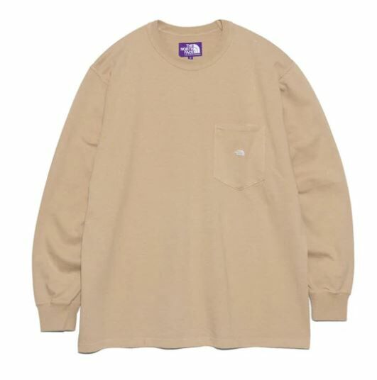 TNF PURPLE LABEL 7oz Long Sleeve Pocket Tee - NT3365N