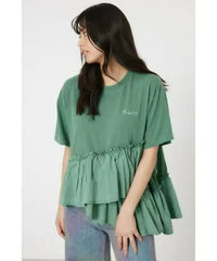 日本直送Rode Crown Pigment Frile Docking Tops Rode Crown(Rakuten Fashion)