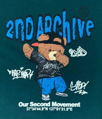 🇰🇷韓國直送🇰🇷 2ND ARCHIVE Swg Crayon Bear T-shirt -4 Color APM 537 BOWL