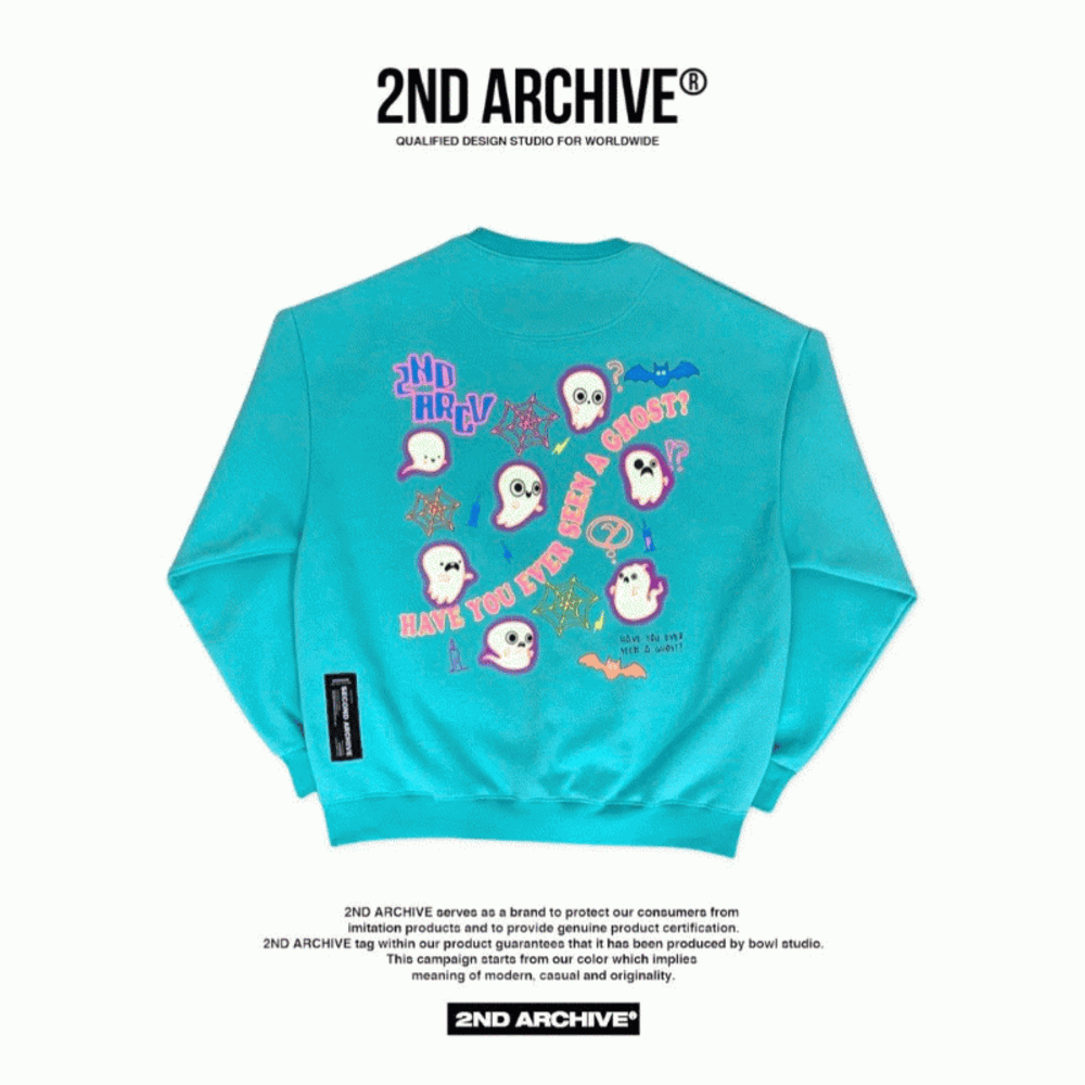 韓國直送🇰🇷 2ND ARCHIVE Luminous Ghost Sweatshirt