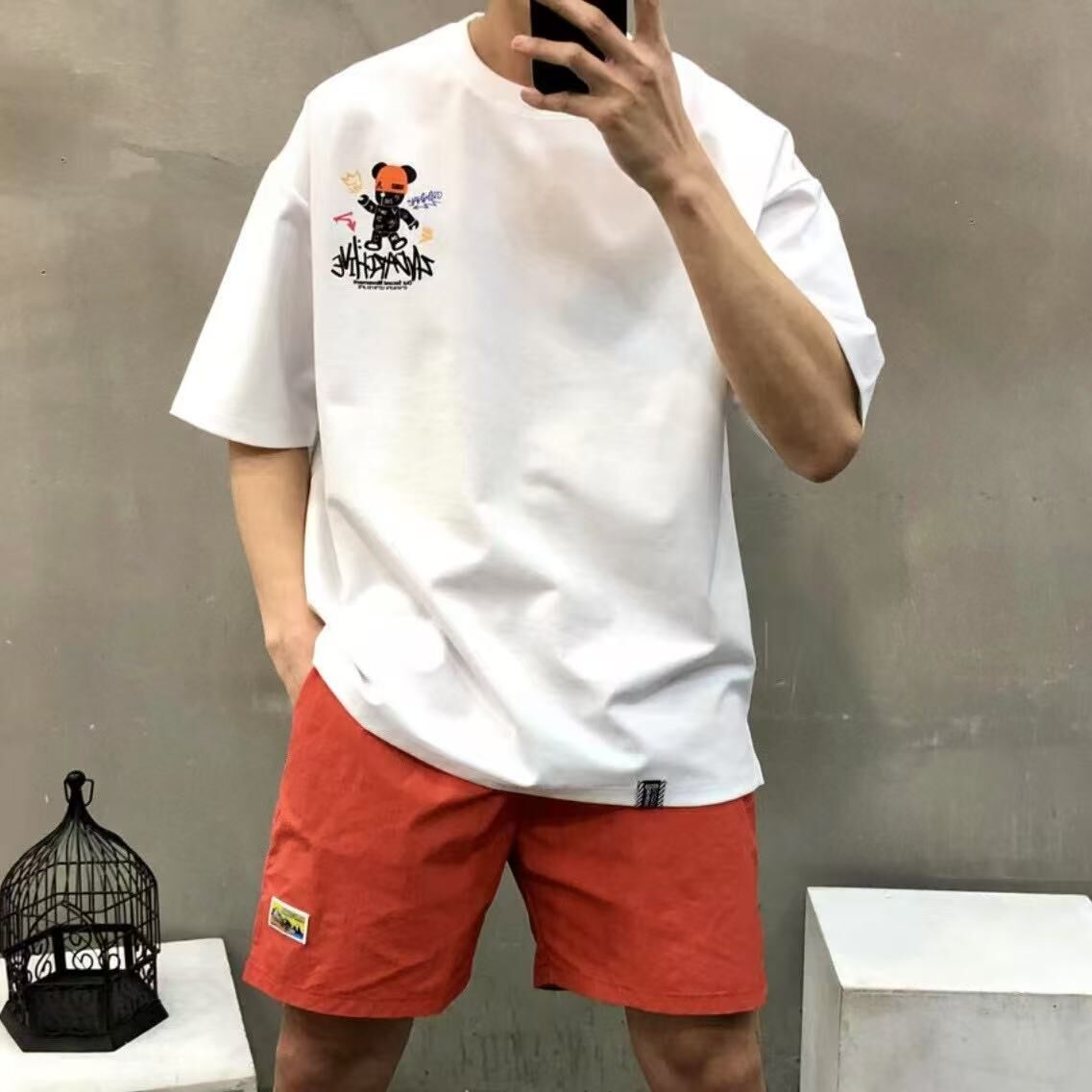 韓國直送 2ND ARCHIVE Tattoo Beanie Bear Tee