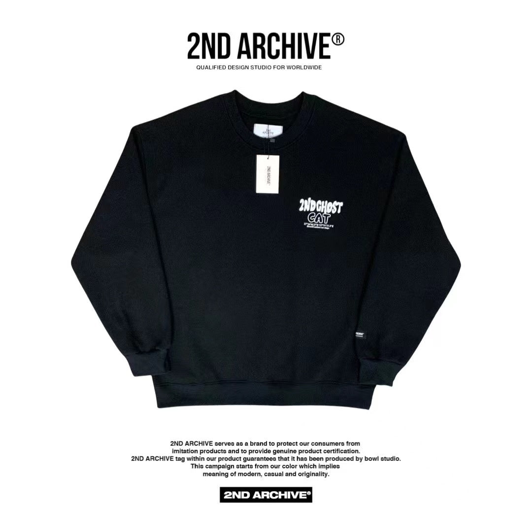 【一口價$345/件】🇰🇷韓國直送🇰🇷 2ND ARCHIVE 2nd Ghost Sweatshirt 2ND ARCHIVE