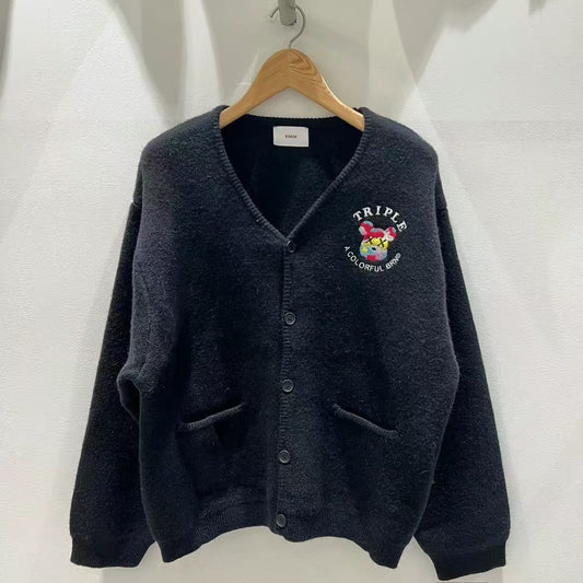 韓國直送Baron Triple Embroidery Cardigan