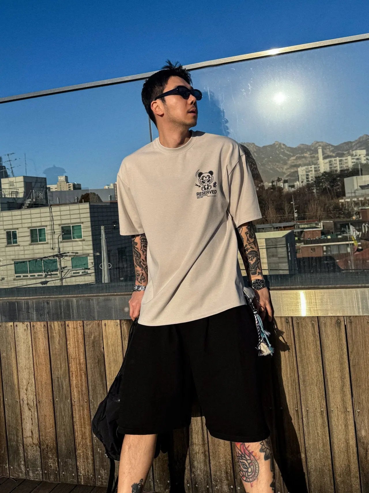 韓國直送 PLUS 82 HIYA Baby Panda Short Sleeve HLY & CHOCCICO