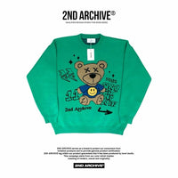 【一口價$408/件】🇰🇷韓國直送🇰🇷 2ND ARCHIVE Thunder Bear Jacquard Knit Sweater 2ND ARCHIVE