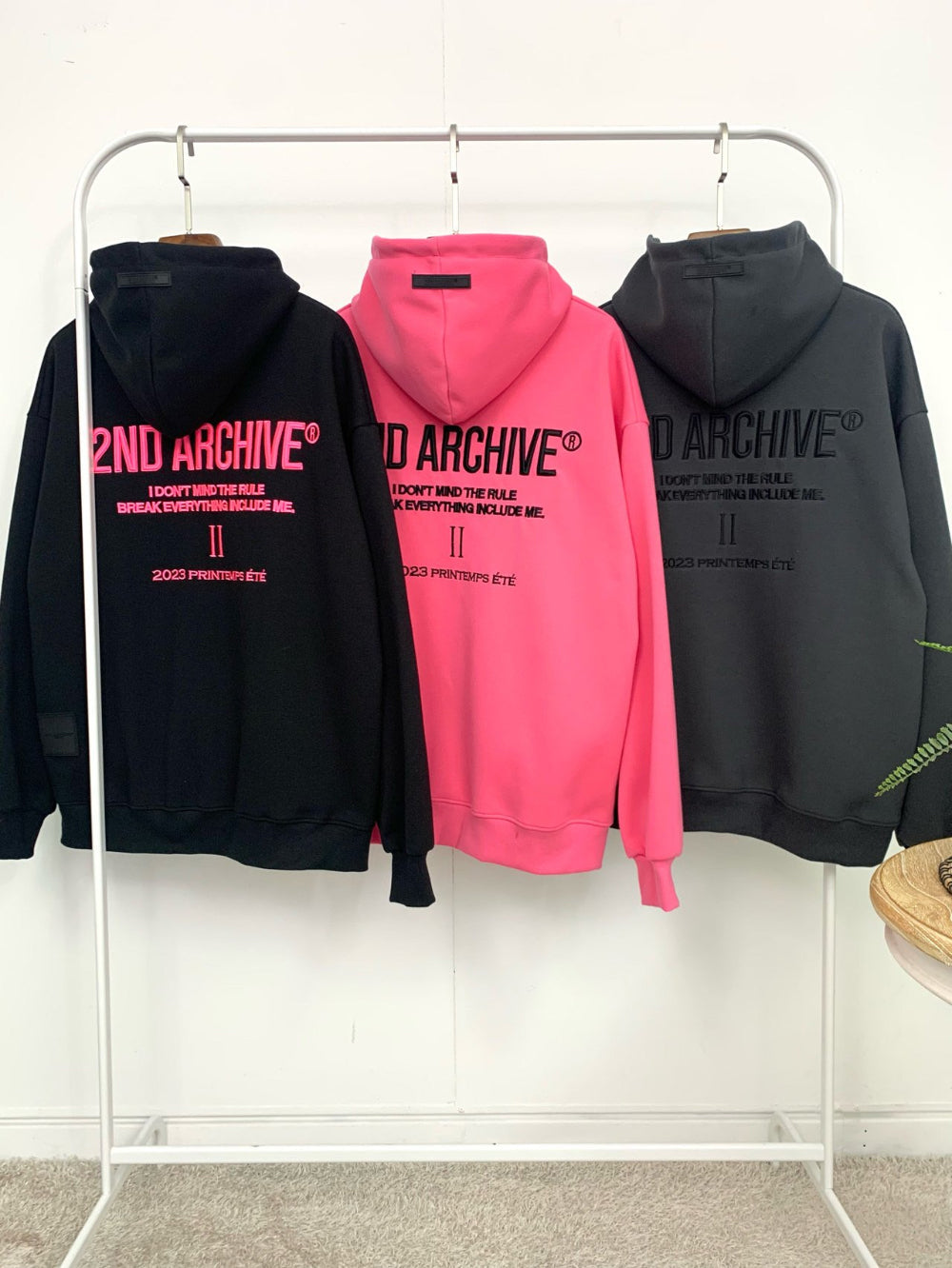 【一口價$390/件】🇰🇷韓國直送🇰🇷 2ND ARCHIVE Logo Embroidered Hoodie 2ND ARCHIVE