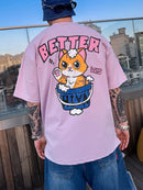 韓國直送 PLUS 82 HIYA Crayon Bubble Cat Short Sleeve HLY & CHOCCICO