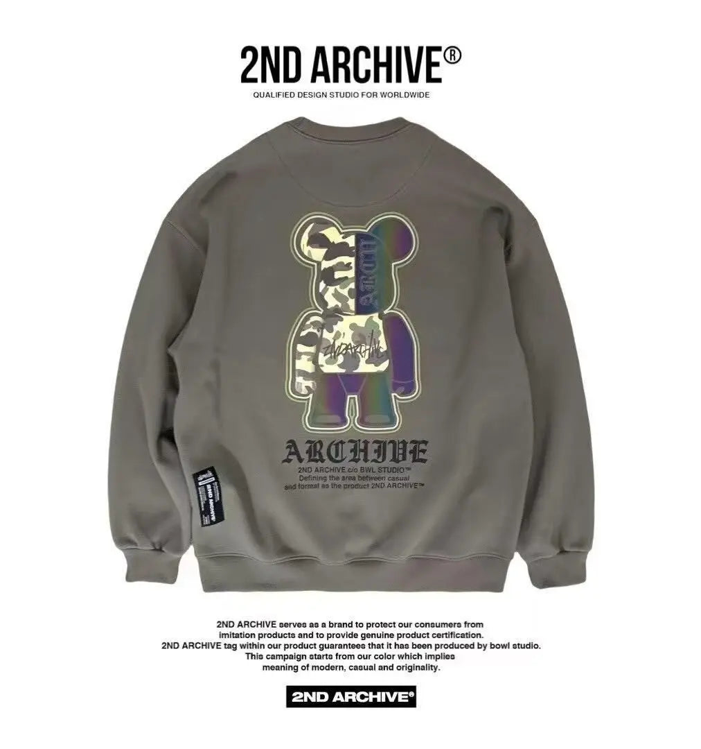 韓國直送🇰🇷 2ND ARCHIVE Military Scotch Bear  Sweatshirt 2ND ARCHIVE
