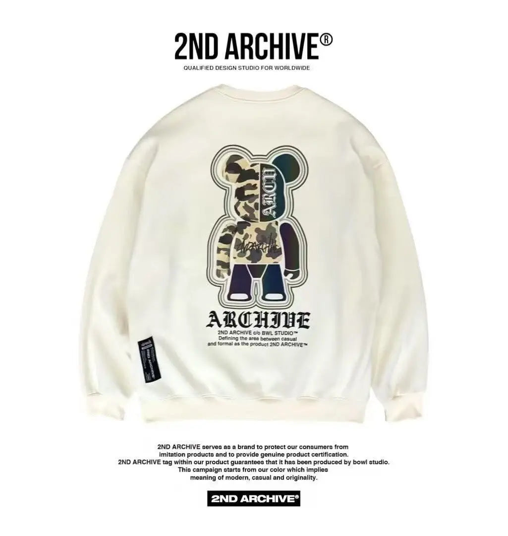 韓國直送🇰🇷 2ND ARCHIVE Military Scotch Bear  Sweatshirt 2ND ARCHIVE
