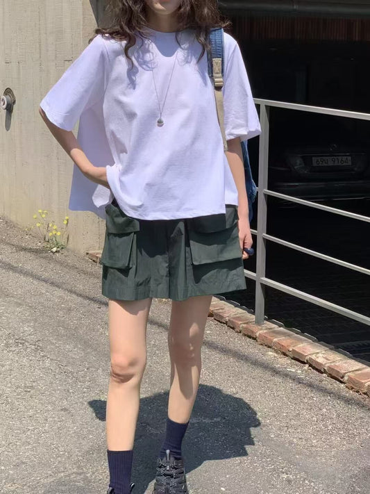 韓國直送Chic Utility Shorts ／ Comfort Tee
