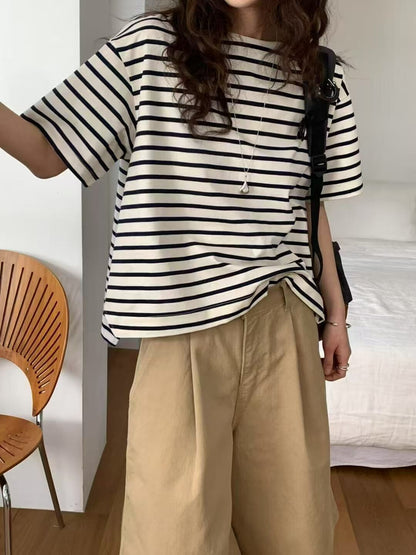 韓國直送Timeless Stripe Top