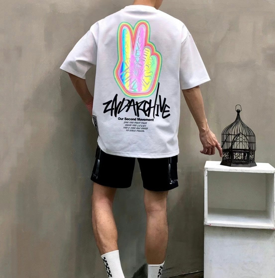 【一口價$277/件】🇰🇷韓國直送🇰🇷 2ND ARCHIVE V Finger Tee -3 Color APM 537 BOWL
