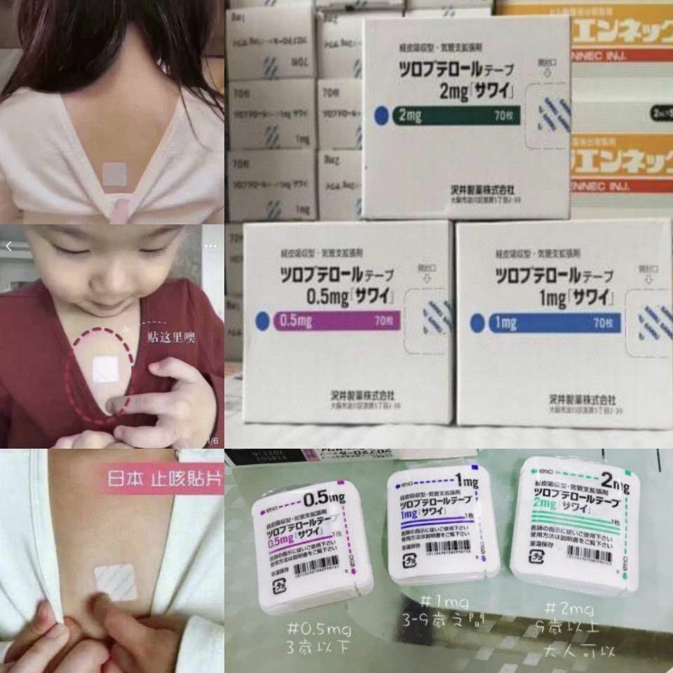 日本沢井製藥止咳貼 (1盒70片) HLY & CHOCCICO