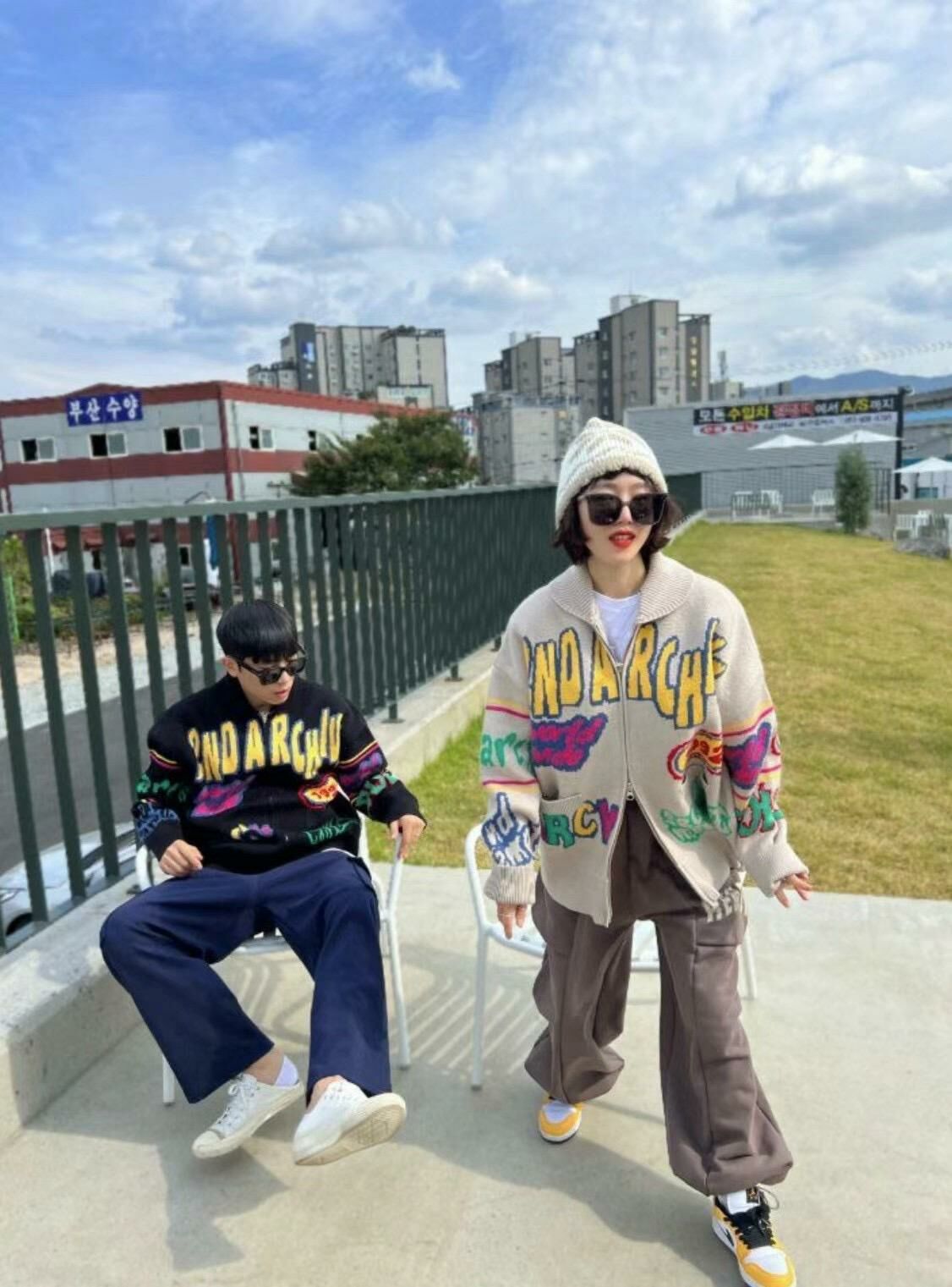 【一口價$477/件】🇰🇷韓國直送🇰🇷 2ND ARCHIVE Two-way Zip-up Knit Cardigan 2ND ARCHIVE