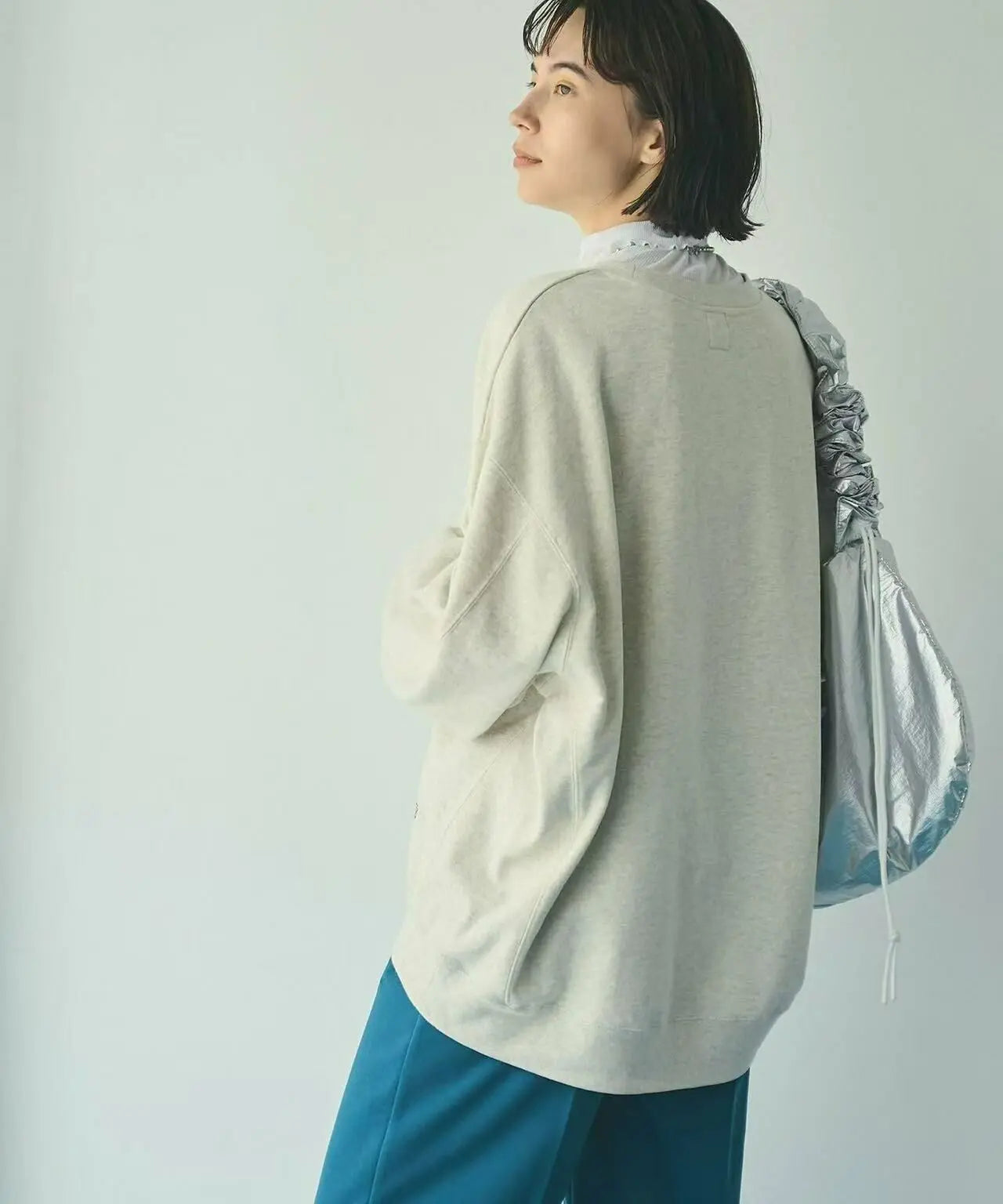 日本直送Coen heart motif embroidered sweatshirt HANNA