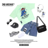 韓國直送 2ND ARCHIVE Headset Autograph Pen Dinosaur Tee HLY & CHOCCICO