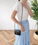 Micro Mini Quilted Chain Shoulder Bag HLY & CHOCCICO