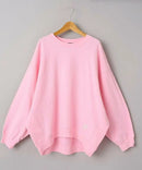 日本直送Coen heart motif embroidered sweatshirt HANNA