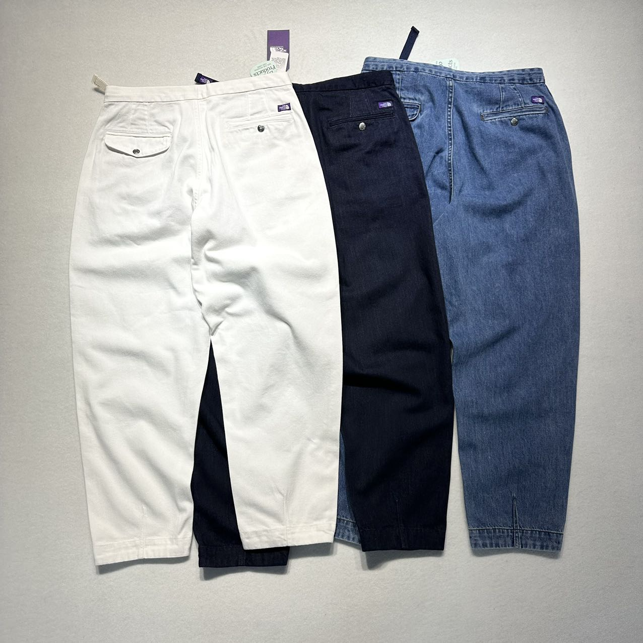 TNF PURPLE LABEL Denim Wide Tapered Pants NT5205N /NT5311N**新款是牛仔腰帶**