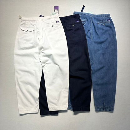 TNF PURPLE LABEL Denim Wide Tapered Pants NT5205N /NT5311N**新款是牛仔腰帶**