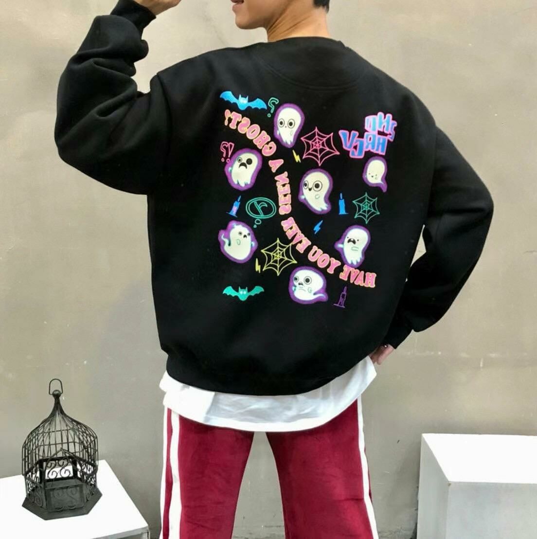 【一口價$345/件】🇰🇷韓國直送🇰🇷 2ND ARCHIVE Luminous Ghost Sweatshirt 2ND ARCHIVE