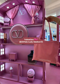 Valentino 最新少女心💕Tote Pink Lady 色 COCO