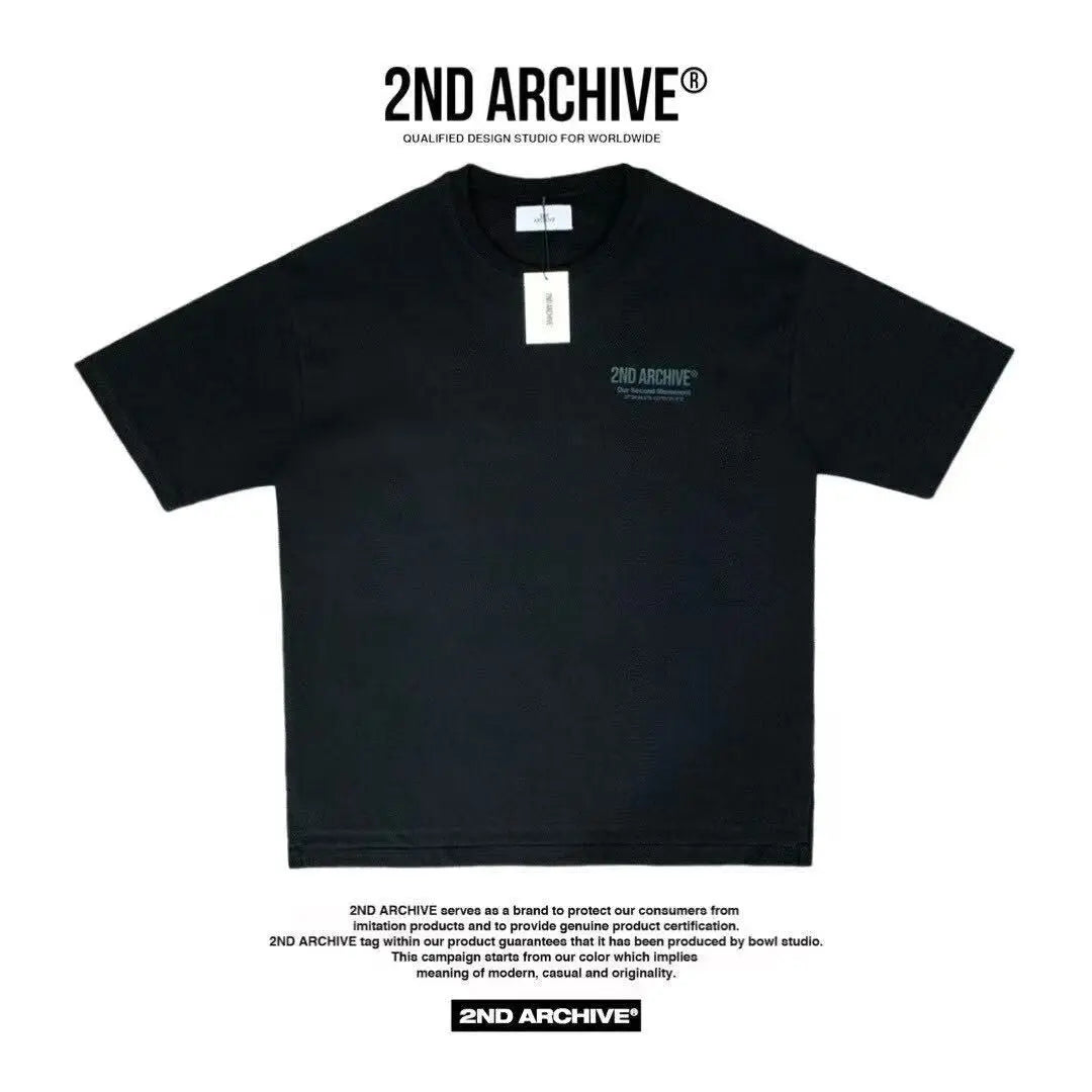韓國直送 2ND ARCHIVE Second Embossed Logo Short Tee HLY & CHOCCICO
