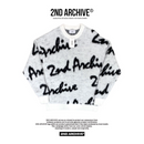 【一口價$410/件】🇰🇷韓國直送🇰🇷 2ND ARCHIVE Lettering Angora Unisex Overfit Knit Sweater 2ND ARCHIVE