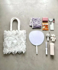 日本直送Volume tulle tote bag HANNA