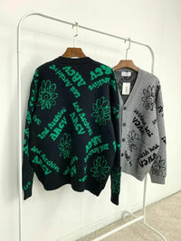 【一口價$410/件】🇰🇷韓國直送🇰🇷 2ND ARCHIVE Flower Pattern Smiley Cardigan 2ND ARCHIVE