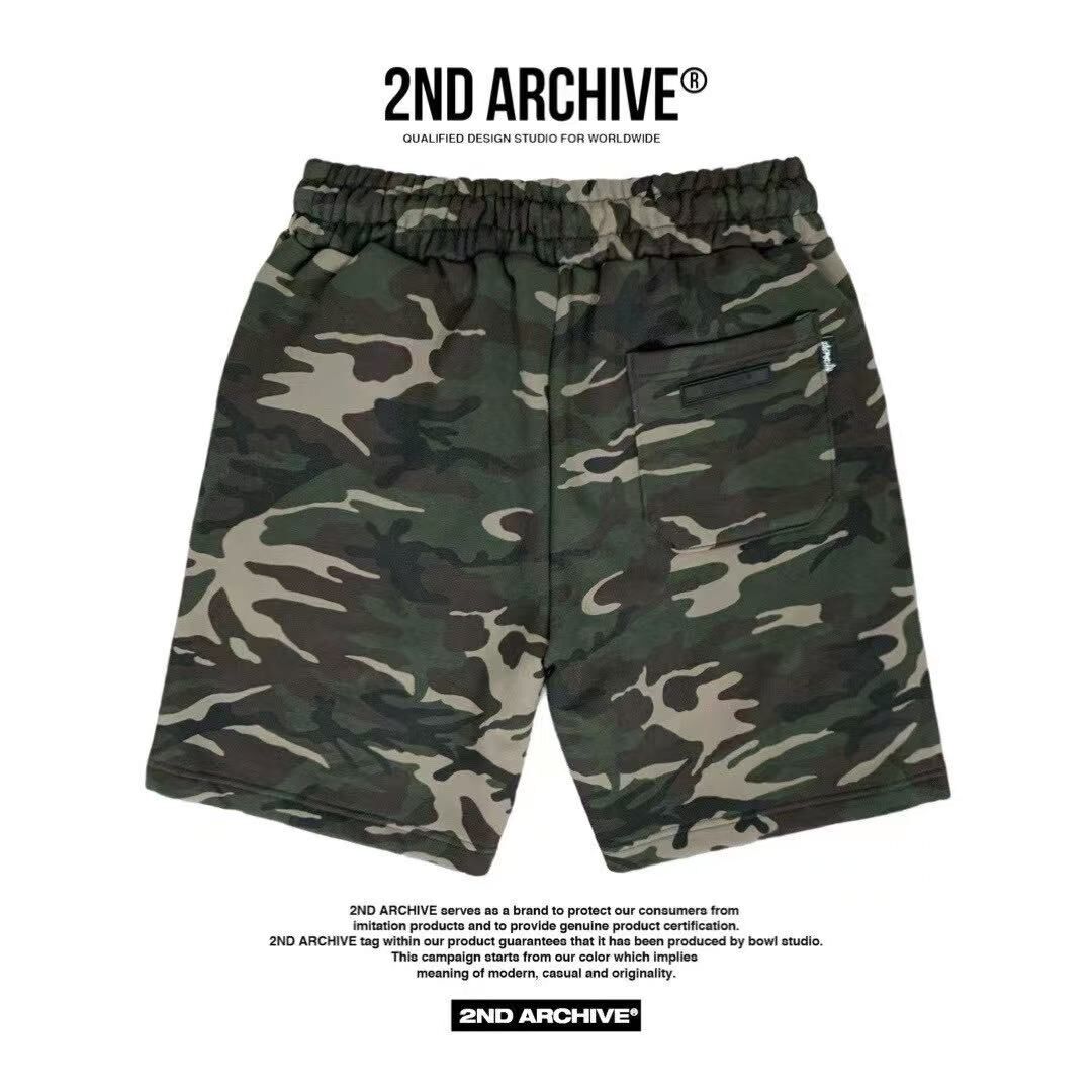 韓國直送 2ND ARCHIVE Camo Signature Logo Shorts