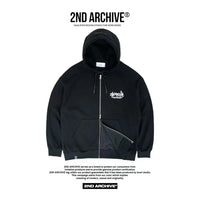 韓國直送🇰🇷 2ND ARCHIVE SG Logo Two Way Hood Zip-up 2ND ARCHIVE