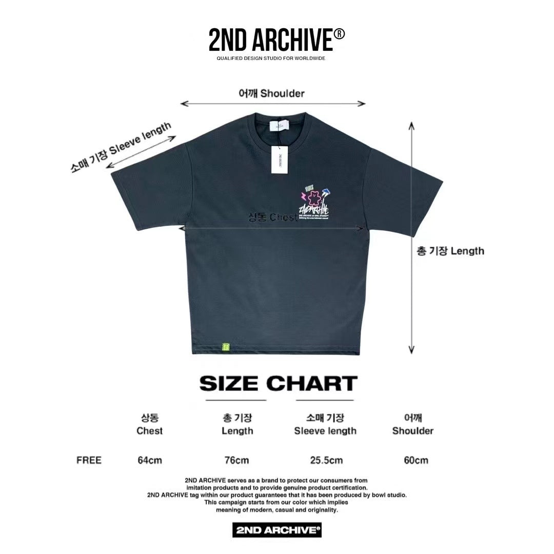 【一口價$277/件】🇰🇷韓國直送🇰🇷 2ND ARCHIVE Vibe Bear Scotch T-shirt -3 Color APM 537 BOWL