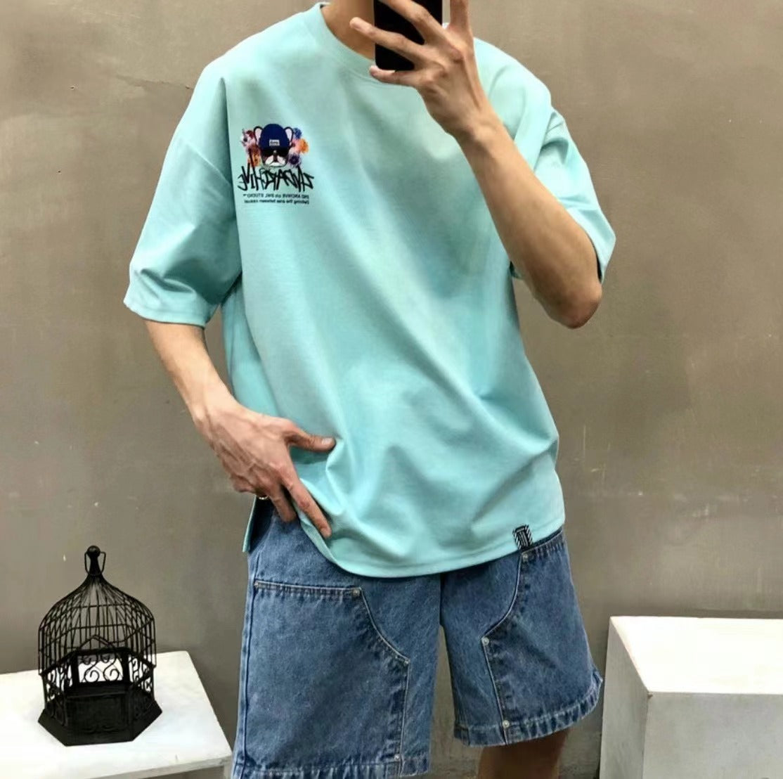 【一口價$277/件】🇰🇷韓國直送🇰🇷 2ND ARCHIVE Flower Garden dog Tee- 4 Color APM 537 BOWL
