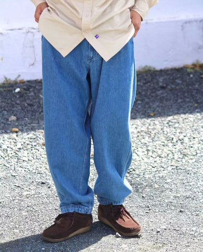 TNF PURPLE LABEL Denim Wide Tapered Field Pants NT5357N Jiyan store