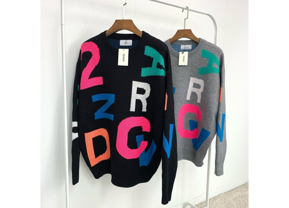 韓國直送🇰🇷 2ND ARCHIVE Alphabet Logo Knit Sweater