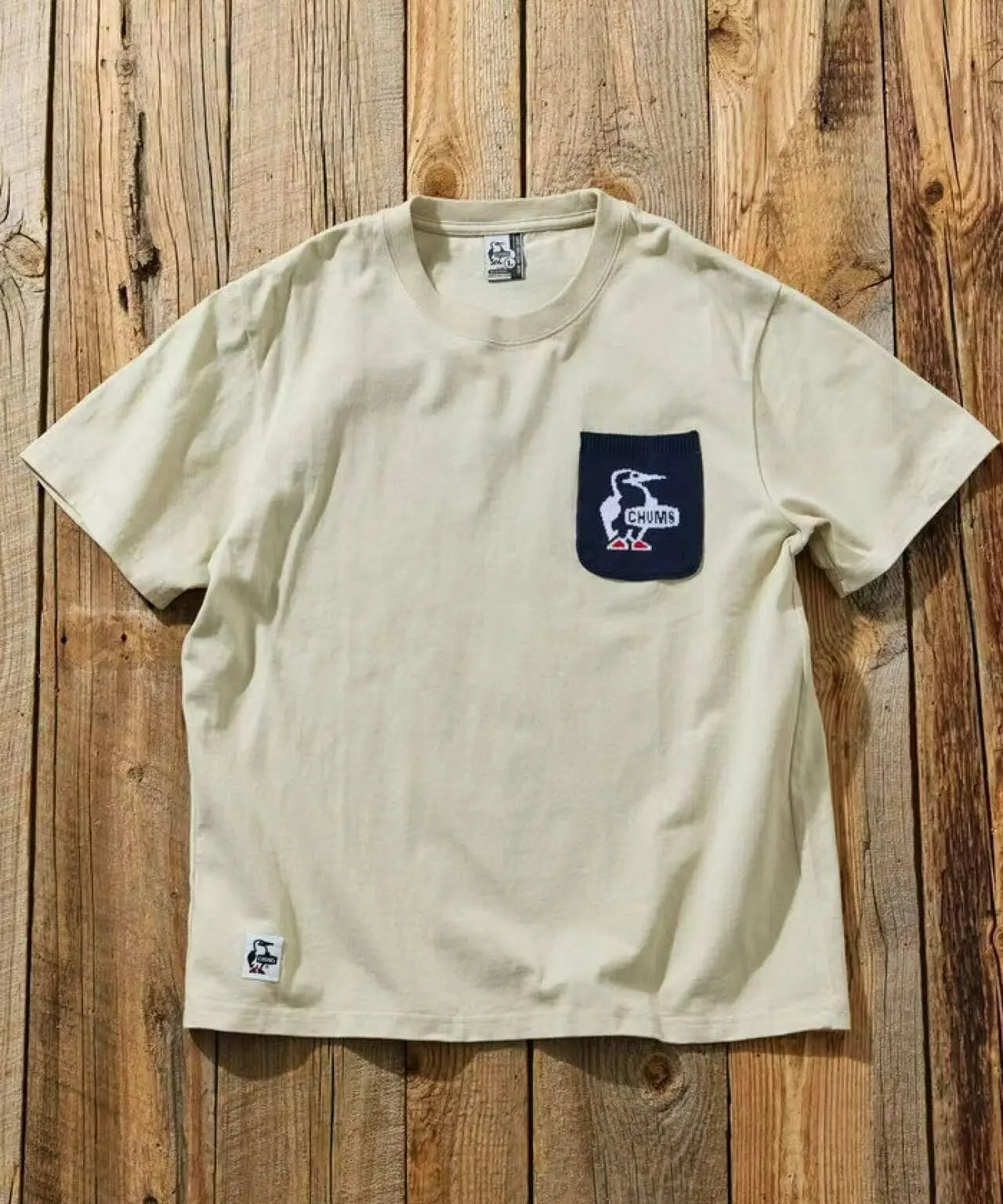 CHUMS 別注 Booby Bird Knit Pocket T-shirt Nya醬外貿服飾 (大廠)227086＃89