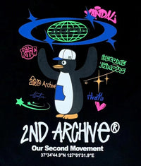 韓國直送🇰🇷 2ND ARCHIVE Penguin T-shirt -4 Color HLY & CHOCCICO