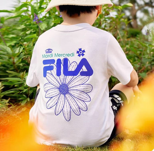 FILA x MARDI Kids Tee 聯名印花兒童短袖