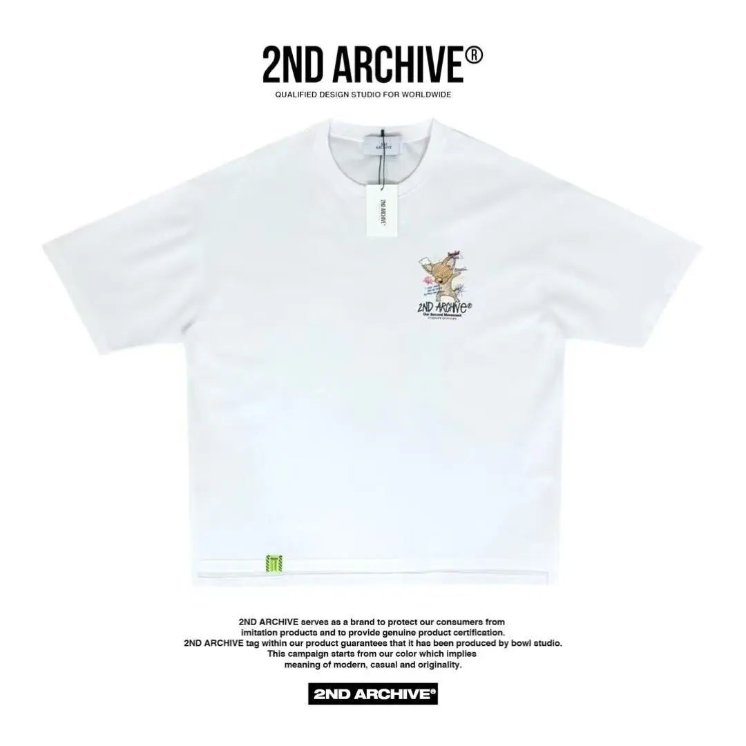 韓國直送 2ND ARCHIVE Fox Logo Tee HLY & CHOCCICO